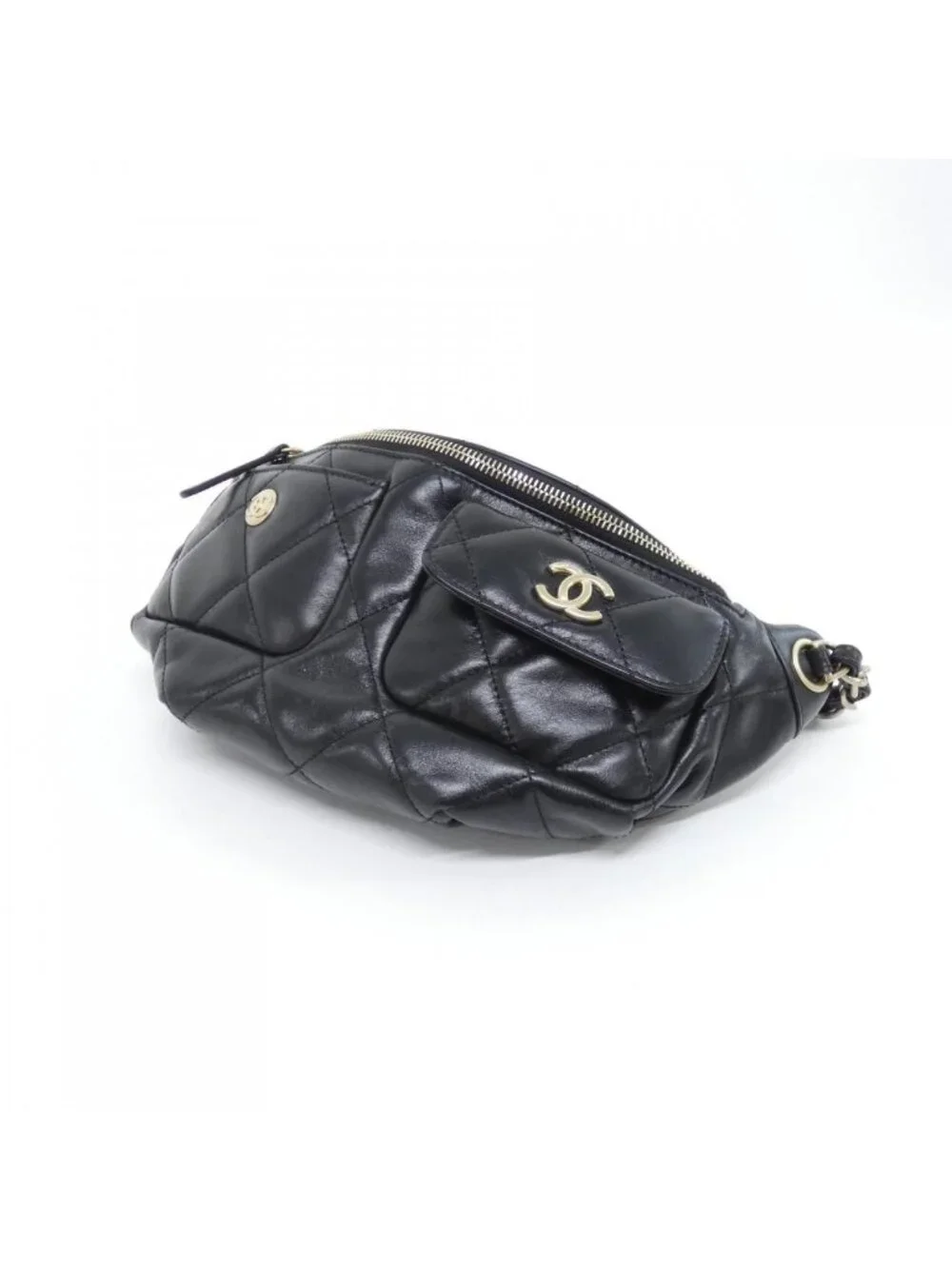 Chanel Waist Bag Belt Bag Black